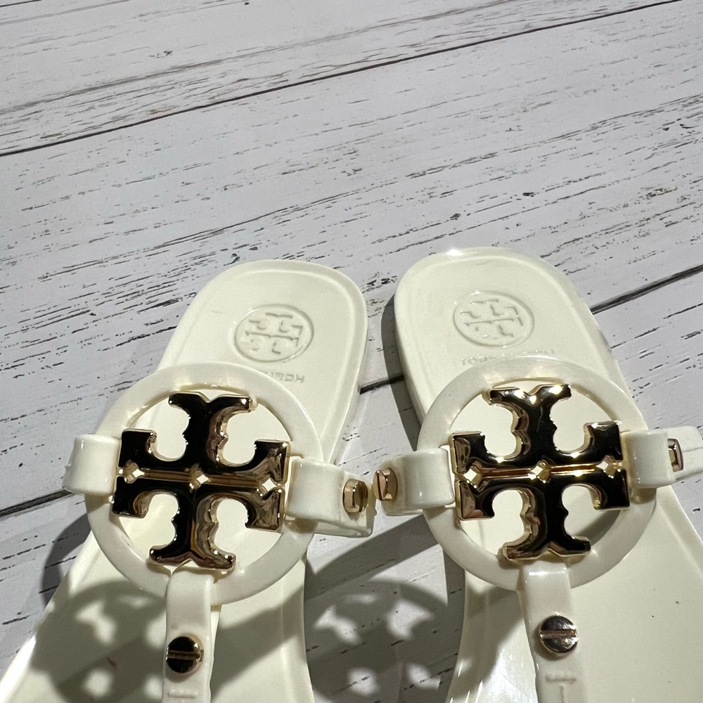 Tory Burch Women's Mini Miller Jelly Sandal Size 8 - Picture 2 of 6